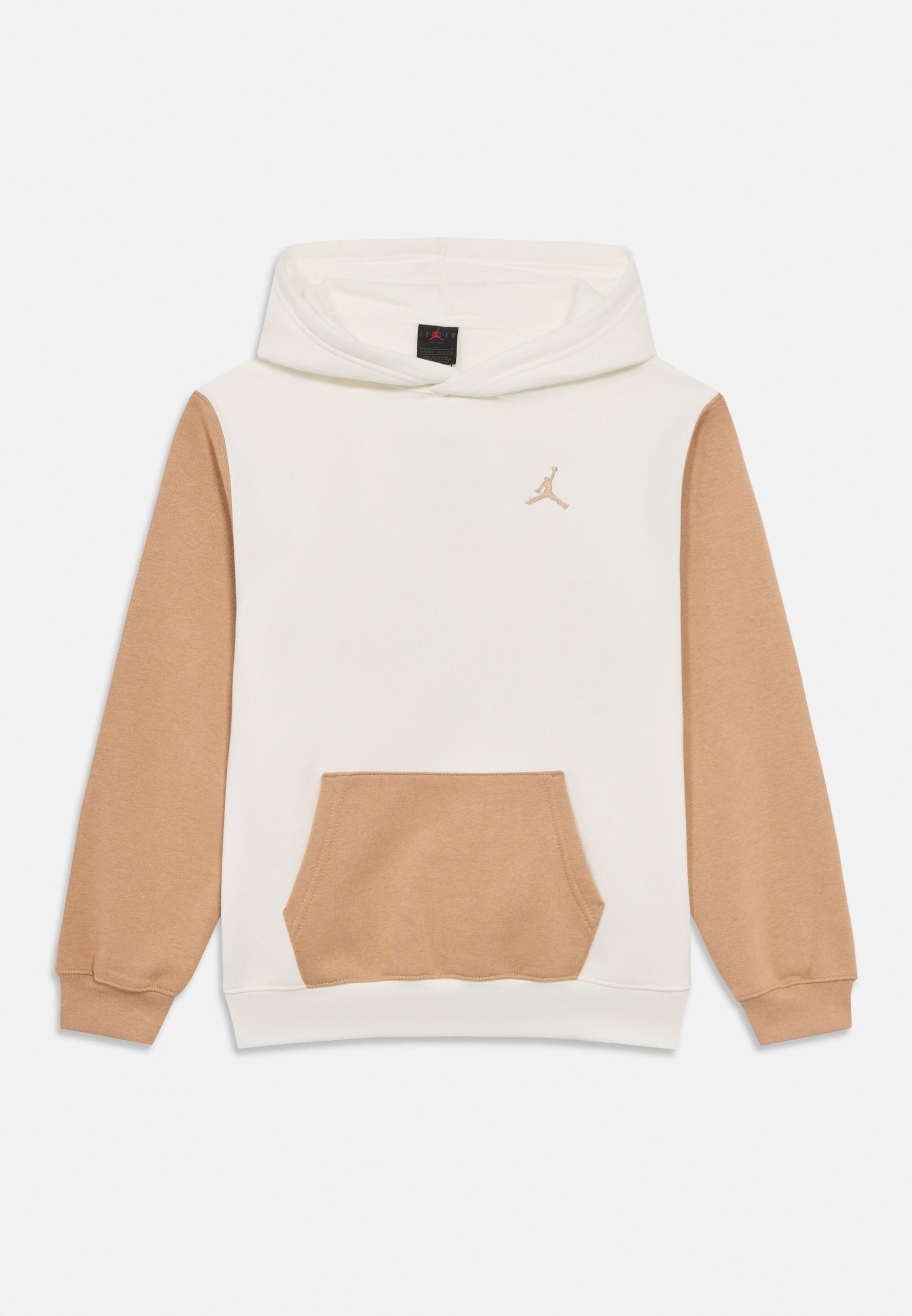 white and gold jordan sweatshirt