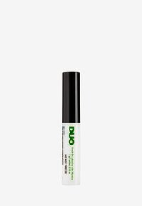 Colla Duo Brush-On in un tubo trasparente con tappo nero, con testo verde e design semplice, dimensione 5g, etichettato "NON FARE FREEZE".