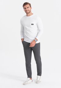 Ombre WITH POCKET  - Langarmshirt - white