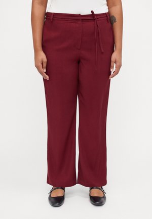 CARGETTIE STRING  - Pantalon classique - burgundy