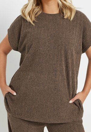 T-shirt basique - brown