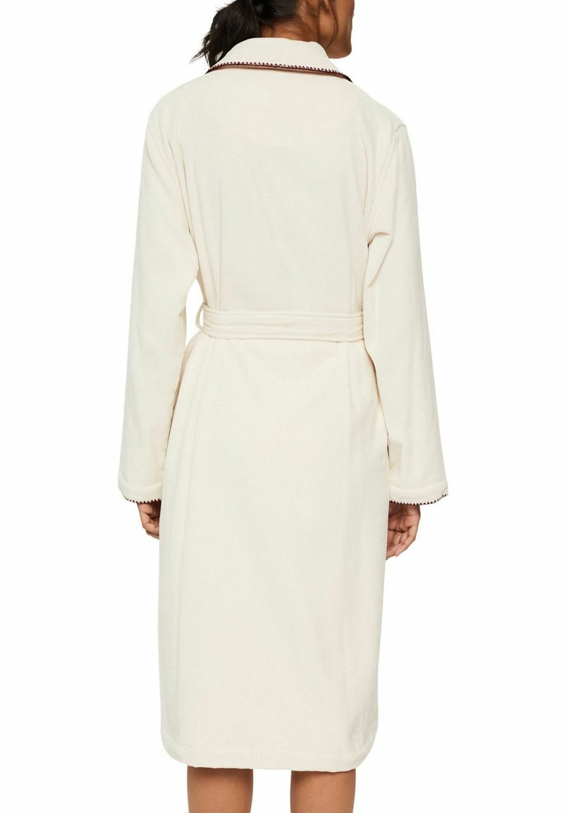 Damen Nachthemden | Esprit MIT BESTICKTEN KANTEN Bademantel sand/beige - EM49754 Damen Nachthemden | Esprit MIT BESTICKTEN KANTEN Bademantel sand/beige - EM49754