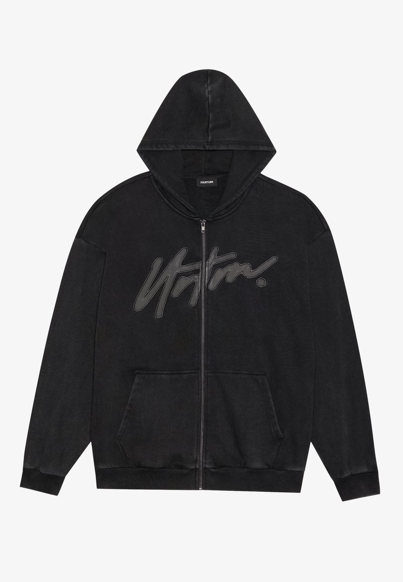 YOURTURN Sweater met rits zwart YOURTURN Sweater met rits zwart