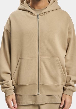 Sweat zippé - beige