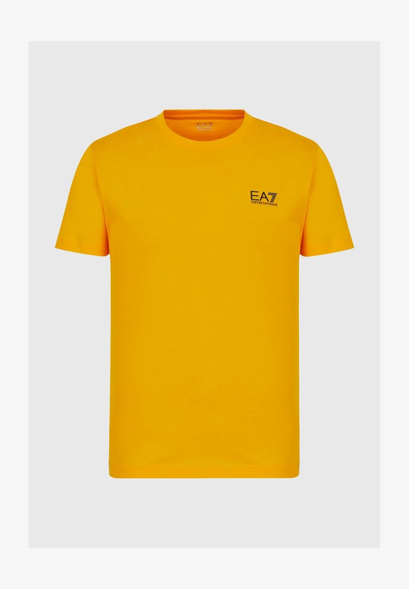 EA7 Emporio Armani Jednoduché tričko - yellow
