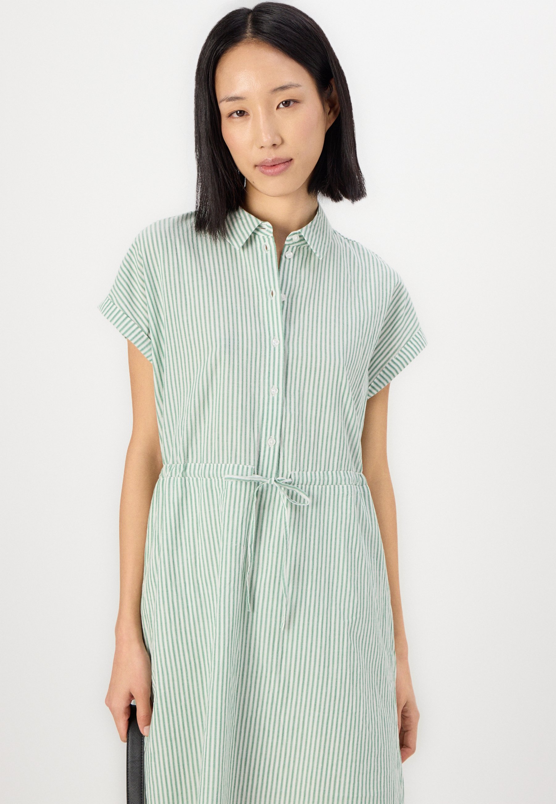 STRIPED MINI DRESS - Shirt dress - Product Details