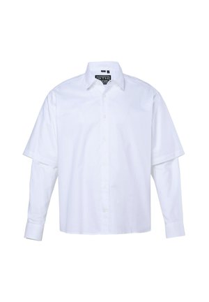 STHUGE, STHUGE SHIRT, OVERSIZED, LONG-SLEEVED WITH A 2-IN-1 DESIGN, UP TO 8XL - Overhemd - off-white