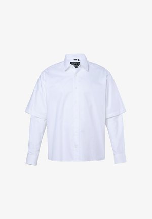 STHUGE, STHUGE SHIRT, OVERSIZED, LONG-SLEEVED WITH A 2-IN-1 DESIGN, UP TO 8XL - Overhemd - off-white