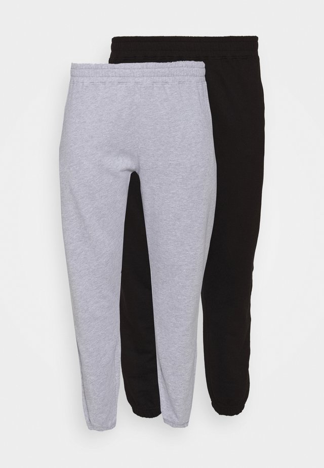JOGGER 2 PACK - Tracksuit bottoms - black/grey