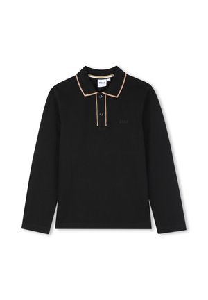 BOSS Kidswear, LONG SLEEVE POLO KIDS TEENS - T-shirt à manches longues - black