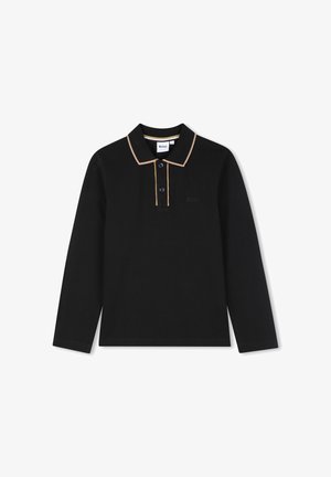 BOSS Kidswear, LONG SLEEVE POLO KIDS TEENS - Longsleeve - black