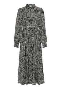 KAPOLLIE - Vestido camisero - black turtledove graphic dot