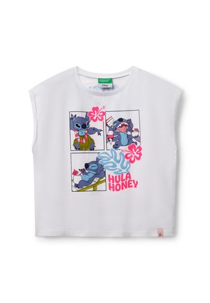 Print T-shirt - white