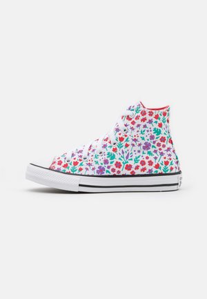 CHUCK TAYLOR ALL STAR FLORAL PRINT - Sneakers alte - white/soft red/pixel purple