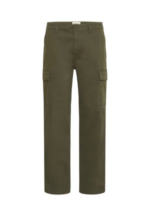 BHNATAN RELAXED FIT - Reisitaskuhousut - forest night