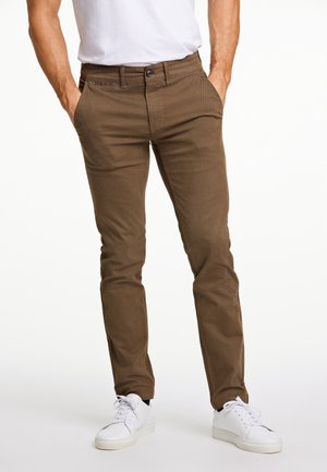 Lindbergh STRUCTURE SUPERFLEX - Chinos - brown