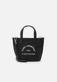 KARL LAGERFELD MINI TOTE - Håndveske - black
