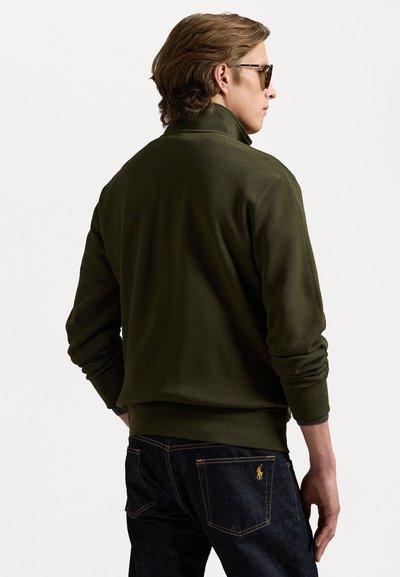 Polo Ralph Lauren DOUBLE-KNIT TRACK JACKET - Träningsjacka - company olive