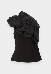 VIRAE ONE SHOULDER TOP - Topp - meteorite