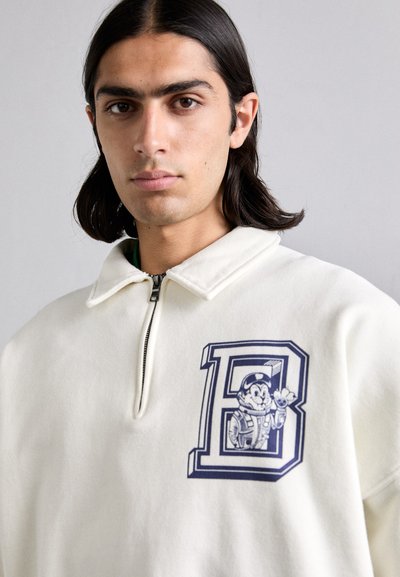Billionaire Boys Club MASCOT QUARTER ZIP - Sweatshirt - off-white