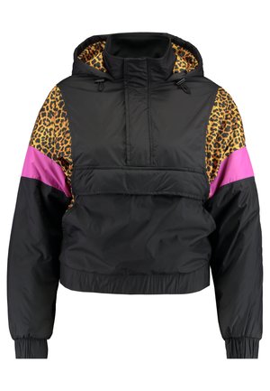 Urban Classics LADIES MIXED PULL OVER JACKET - Könnyű dzseki - black