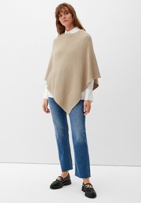 s.Oliver PONCHO - Cape - beige melange