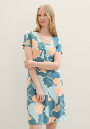 Jerseykleid - abstract flower print