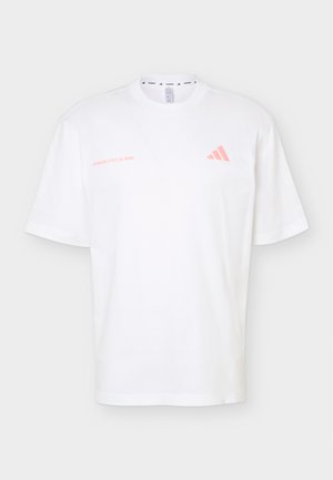 adidas Performance, TEE - T-shirt con stampa - white