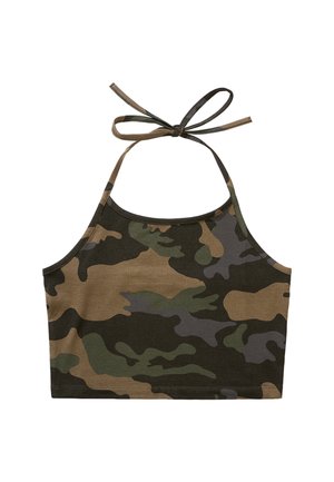 Brandit, NECKHOLDER TOP - Top - dark camo