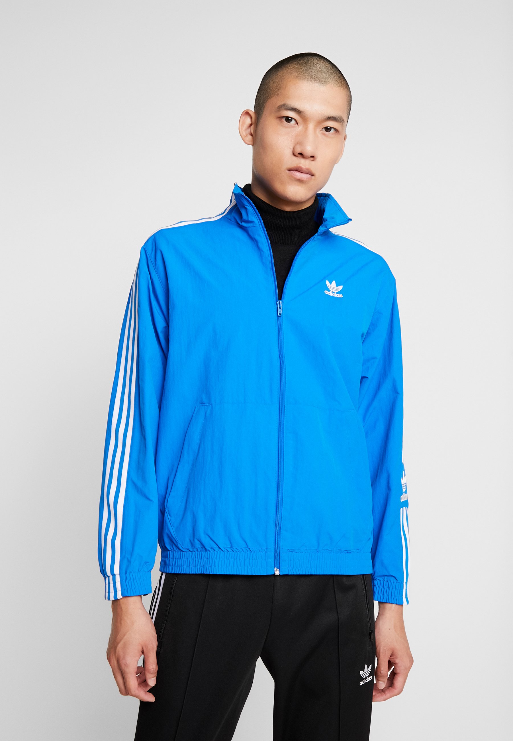 adidas originals track top blue
