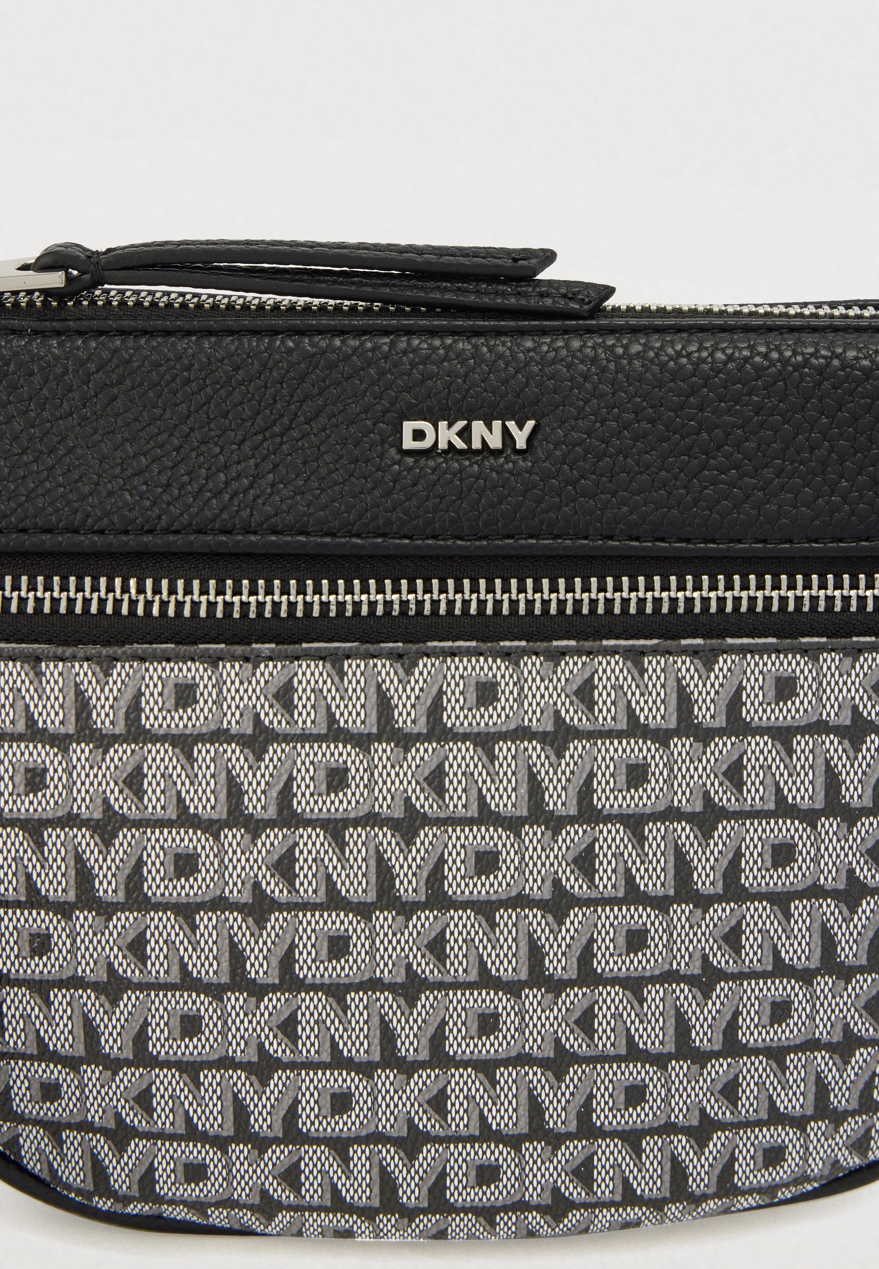 DKNY ZOIE CREST CROSSBODY - Cross body bag - black - Zalando.co.uk
