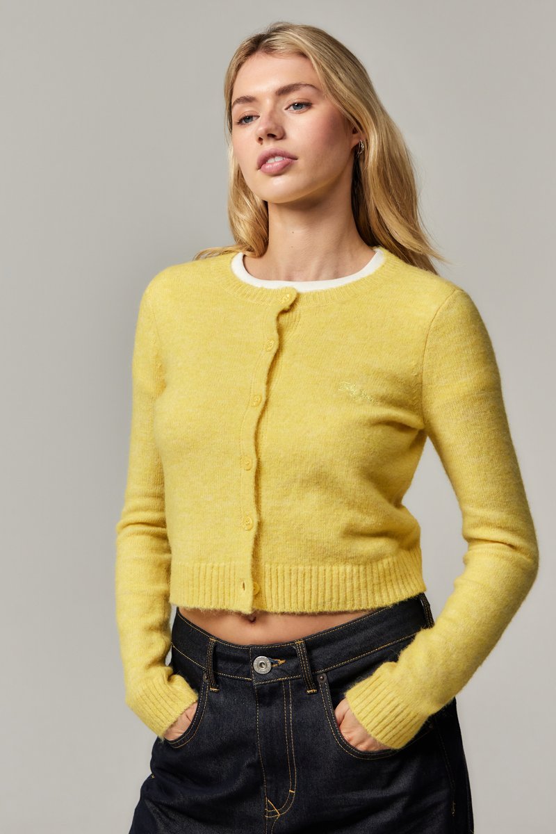 BDG Urban Outfitters COSY CREW - Ζακέτα - yellow