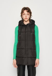 ONLY ONLASTA PUFFER WAISTCOAT - Smanicato - black