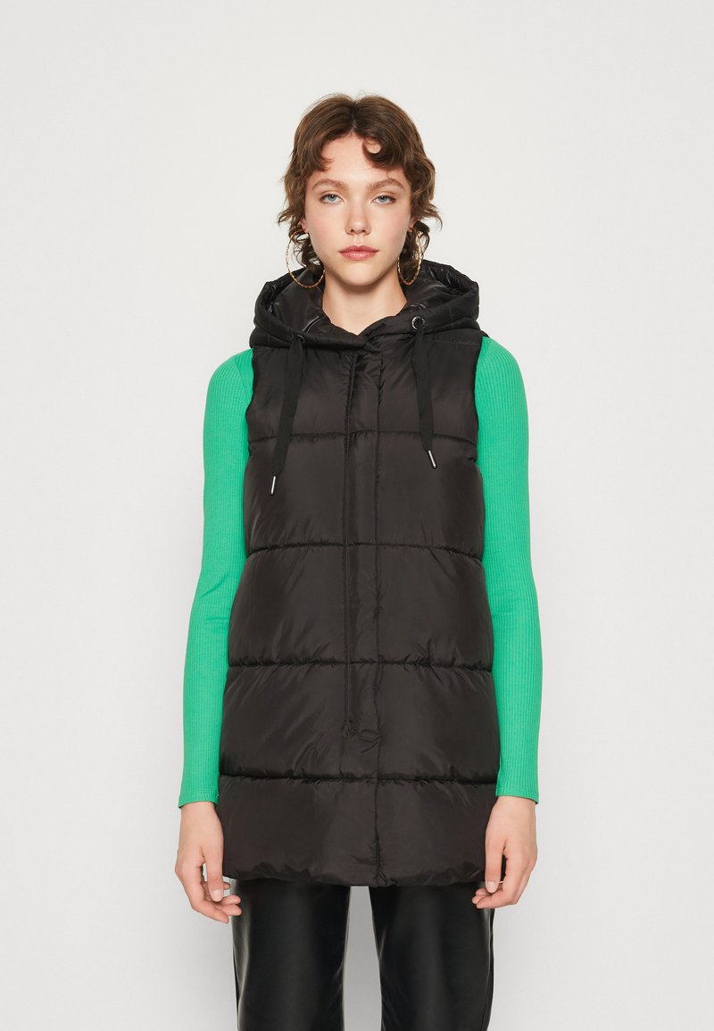 ONLY ONLASTA PUFFER WAISTCOAT - Smanicato - black
