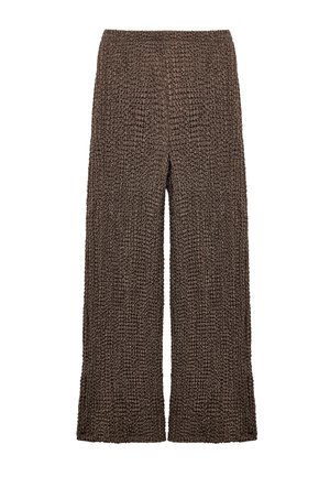 WIDE LEG  - Housut - brown