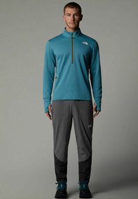 The North Face WINTER WARM PRO 1/4 ZIP - Felpa - algae blue