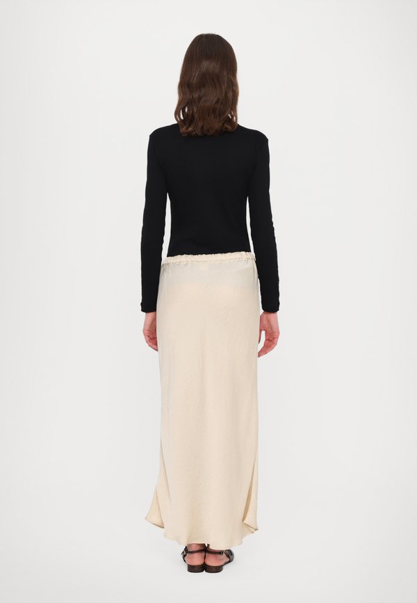 Maxi skirt - bianco lana4