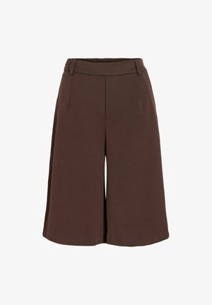 VILA, BERMUDA SHORTS VIVARONE HIGH WAIST - Short - coffee bean