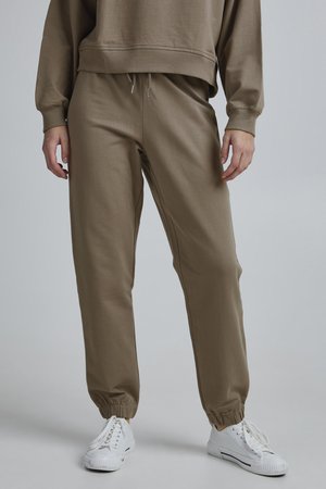 IHVEA PA - Tracksuit bottoms - beige