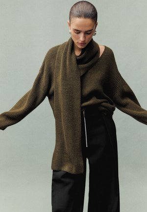 Mango Pantaloni - black