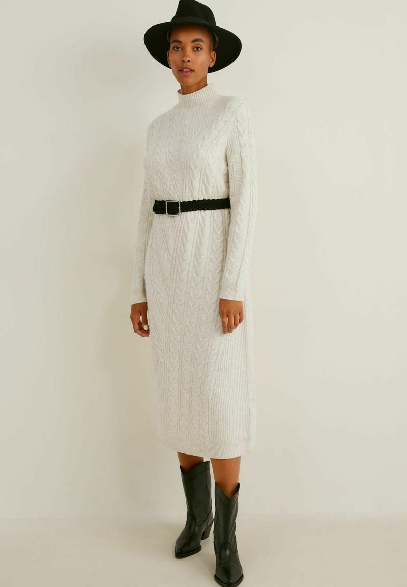 C&A Jumper dress beige melange/beige Zalando.de