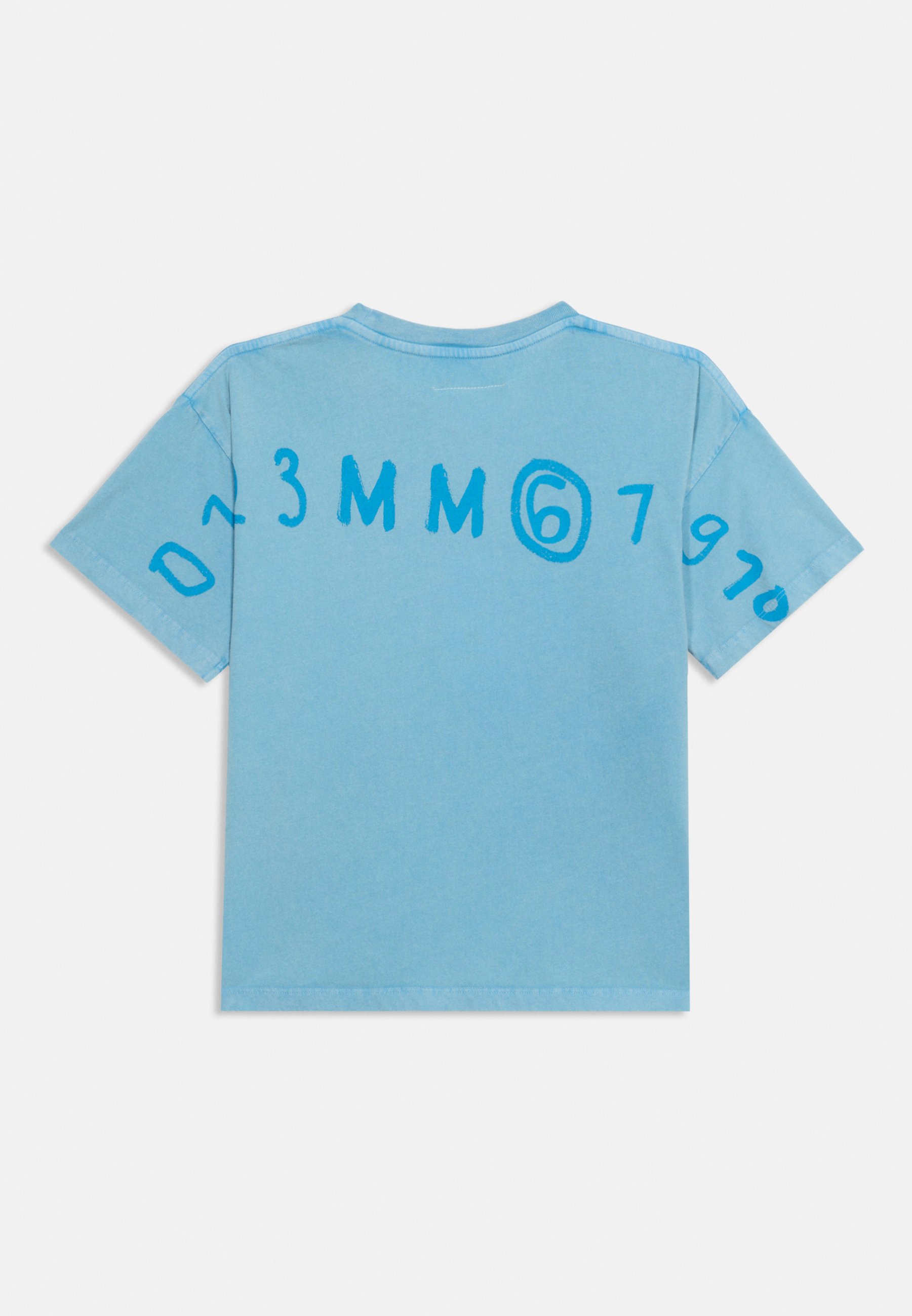 MM6 Maison Margiela UNISEX - Print T-shirt - topaz blue/blue