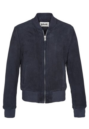 Giacca di pelle - navy blue