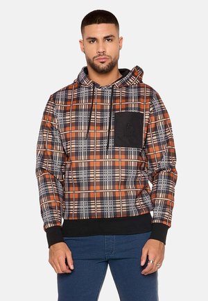 LEONE 1947, MAN HOODY TARTAN METROPOLITAN - Jersey con capucha - doe