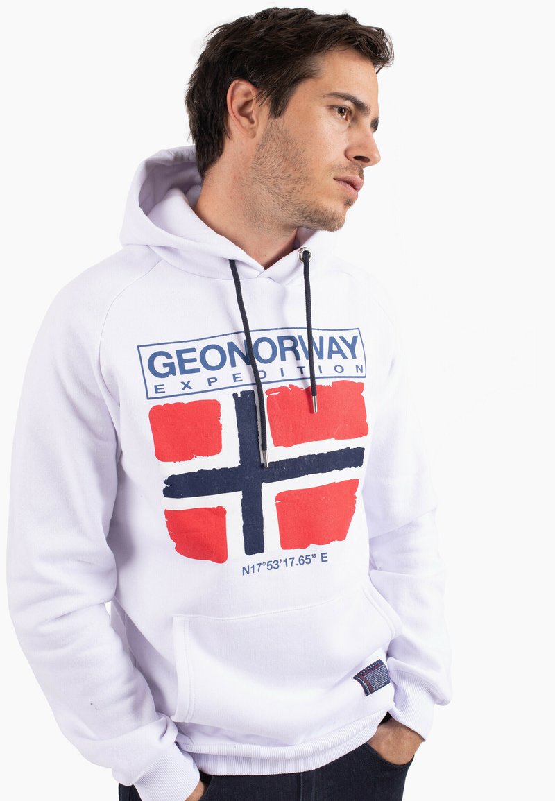 Felpa con cappuccio con logo gadrien nero Geographical Norway | La Redoute