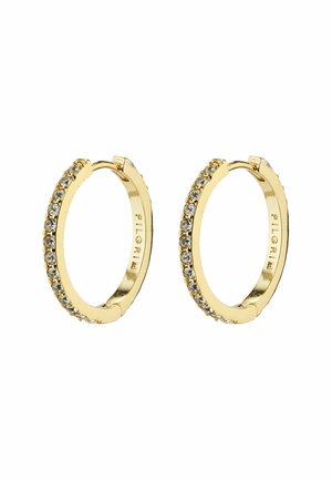 Pilgrim EBNA CRYSTAL HOOP - Pendientes - gold plated