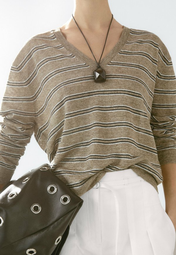 STRIPED - Jumper - BEIGE4