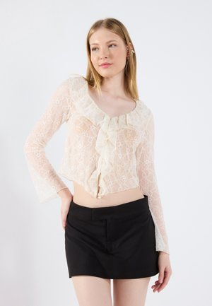 Langarmshirt - egret