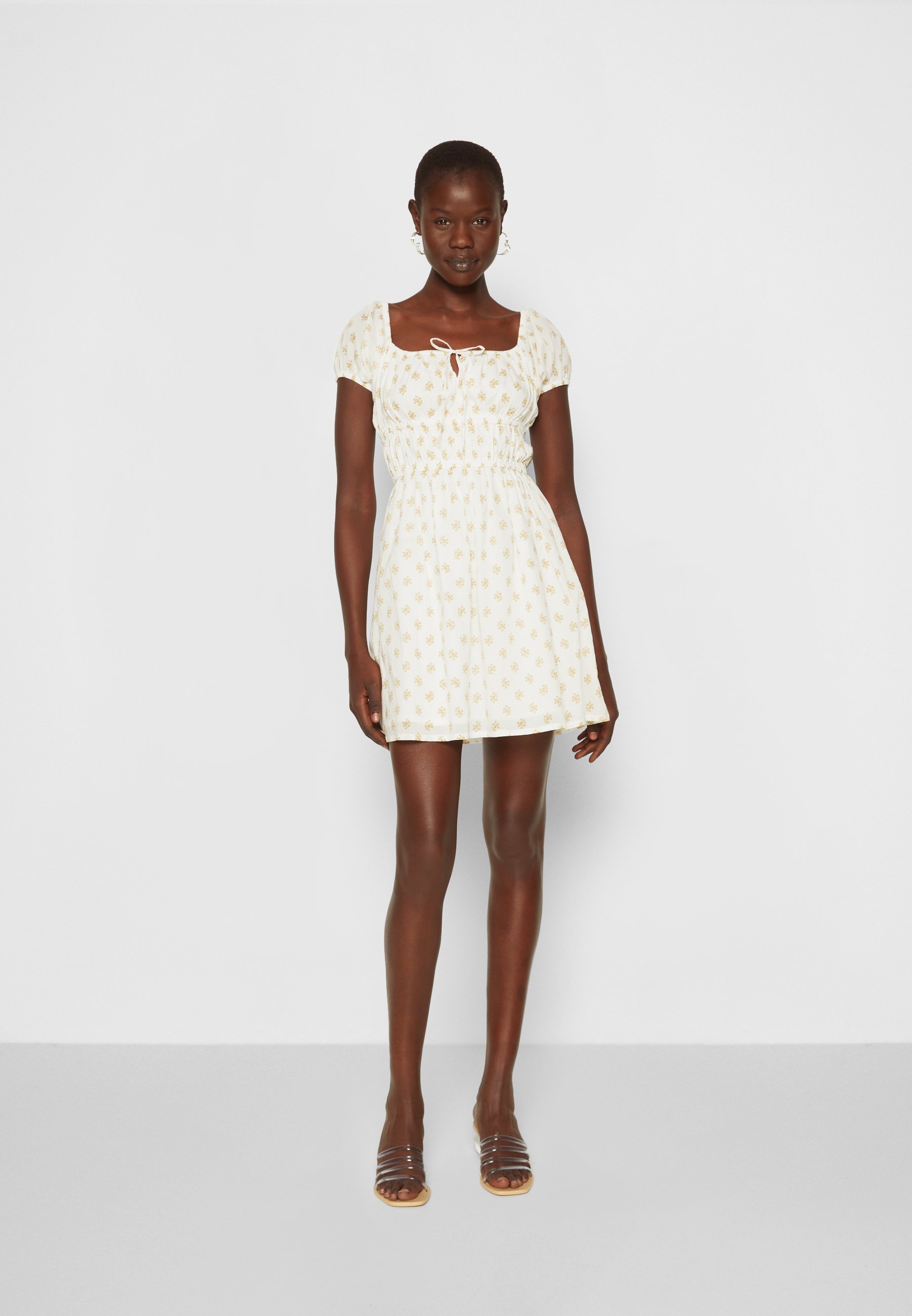 viola mini dress beige