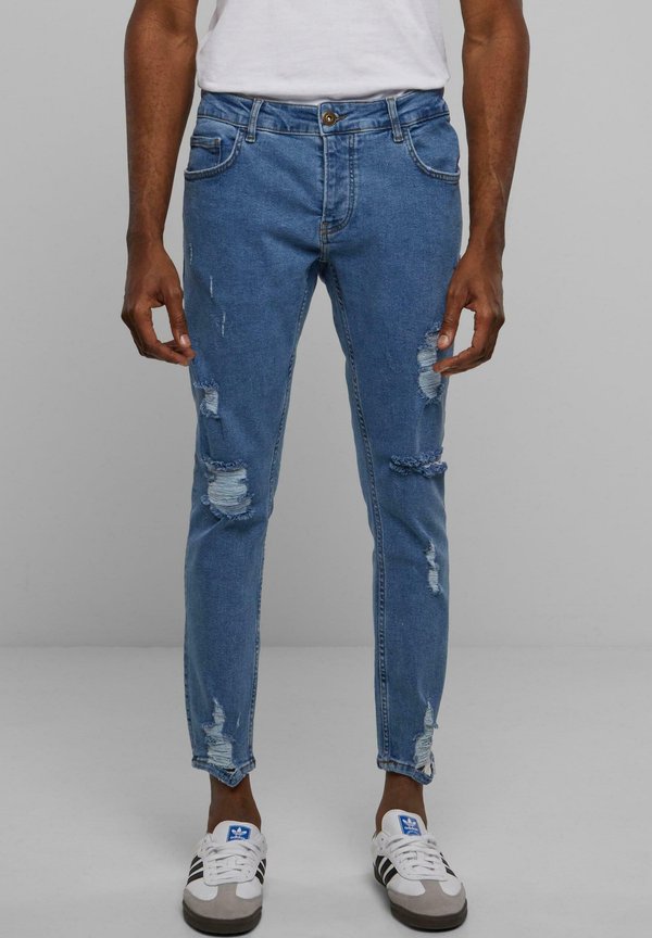 DESTROYED CROPPED  - Jeans Slim Fit